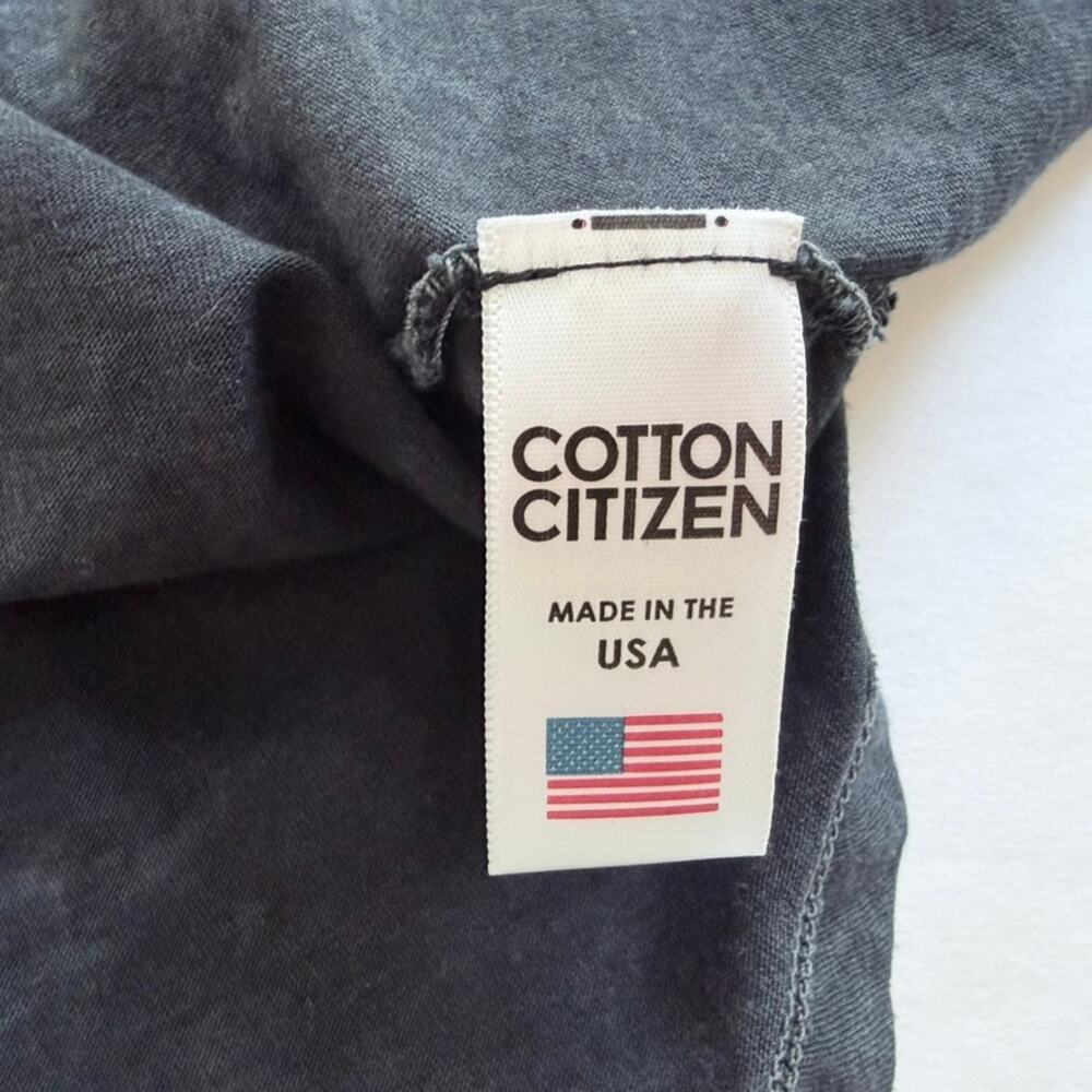 Cotton Citizen Ombre Fade Racerback Tank Black Grey Small Cotton USA - Picture 4 of 5